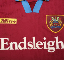 Load image into Gallery viewer, 1995/96 BURNLEY FC Vintage Mitre Home Football Shirt Jersey (S) 34/36
