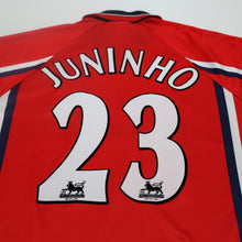 Load image into Gallery viewer, 1999/00 Juninho #23 Middlesbrough Vintage Errea Home Football Shirt (M)10
