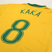 Load image into Gallery viewer, 2006/08 Kaka #8 Brazil Vintage Nike World Cup 06 Home Football Shirt (M)9

