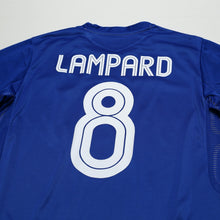 Load image into Gallery viewer, 2005/06 Lampard #8 Chelsea Vintage Umbro Centenary UCL Home Football Shirt (L)9
