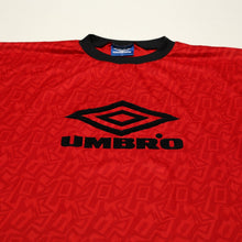 Load image into Gallery viewer, 1990/93 Vintage Umbro Pro Football Training Shirt (XL) England Template3
