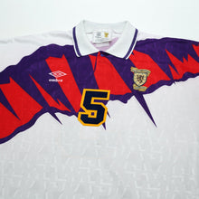 Load image into Gallery viewer, 1991/93 McCoist #5 Scotland Vintage Umbro Away Football Shirt (L) Euro 922
