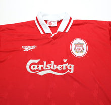 Load image into Gallery viewer, 1996/98 FOWLER #9 Liverpool Vintage Reebok Home Football Shirt (L) 42/44
