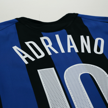 Load image into Gallery viewer, 2005/06 Adriano #10 Inter Milan Vintage Nike Home Football Shirt (L)11
