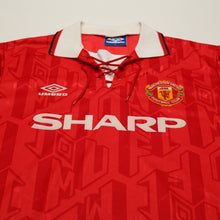 Load image into Gallery viewer, 1992/94 Cantona #7 Manchester United Vintage Umbro Home Football Shirt (L)3
