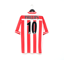 Load image into Gallery viewer, 1999/00 PHILLIPS #10 Sunderland Vintage Asics Home Football Shirt (L)
