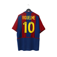 Load image into Gallery viewer, 2002/03 Riquelme #10 Barcelona Vintage Nike Home Football Shirt (XL)
