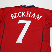 Load image into Gallery viewer, 2002/04 Beckham #7 England Vintage Umbro Away Football Shirt (M) Argentina WC10
