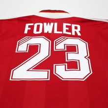 Load image into Gallery viewer, 1995/96 Fowler #23 Liverpool Vintage adidas Home Football Shirt (XL)10
