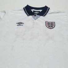 Load image into Gallery viewer, 1990/92 Gascoigne #19 England Retro Umbro Home Football Shirt (L) Italia 903
