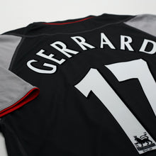 Load image into Gallery viewer, 2002/04 Gerrard #17 Liverpool Vintage Reebok Away Football Shirt (L)12
