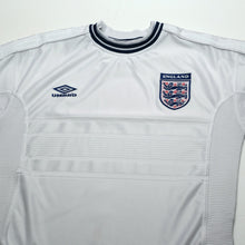 Load image into Gallery viewer, 1999/01 England Vintage Umbro Home Football Shirt (M) Euro 20002
