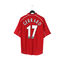 Load image into Gallery viewer, 2000/02 Gerrard #17 Liverpool Vintage Reebok Home Football Shirt (M)0
