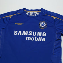 Load image into Gallery viewer, 2005/06 Lampard #8 Chelsea Vintage Umbro Centenary UCL Home Football Shirt (L)2
