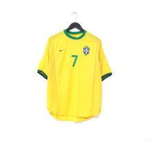 Load image into Gallery viewer, 2000/02 AMOROSO #7 Brazil Vintage Nike Home Football Shirt (XL)
