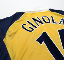 Load image into Gallery viewer, 1999/01 GINOLA #14 Tottenham Hotspur Vintage adidas L/S Away Football Shirt (XL)13
