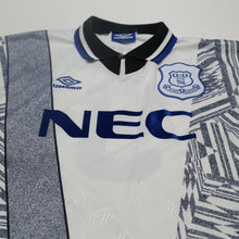 Load image into Gallery viewer, 1994/95 Ferguson #9 Everton Vintage Umbro Away Football Shirt (L)3
