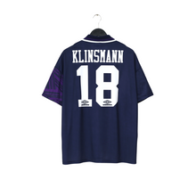 Load image into Gallery viewer, 1994/95 Klinsmann #18 Tottenham Hotspur Vintage Umbro Away Football Shirt (L)0
