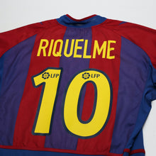 Load image into Gallery viewer, 2002/03 Riquelme #10 Barcelona Vintage Nike Home Football Shirt (M) Player Spec9
