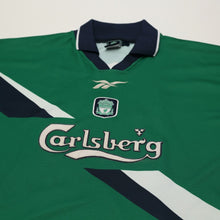 Load image into Gallery viewer, 1999/00 Gerrard #28 Liverpool Vintage Reebok Away Football Shirt (42/44) L3
