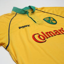 Load image into Gallery viewer, 1997/99 Norwich City Vintage PONY x Bruce Oldfield Home Shirt (XL)
