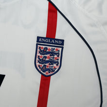 Load image into Gallery viewer, 2001/03 Beckham #7 England Vintage Umbro Home Greece Football Shirt (XL)6
