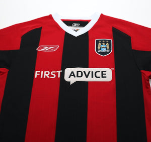 2003/04 ANELKA #39 Manchester City Vintage Reebok Away Football Shirt (S)