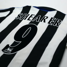 Load image into Gallery viewer, 1999/00 Shearer #9 Newcastle United Vintage adidas Home Football Shirt (S)12

