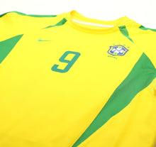 Load image into Gallery viewer, 2002/04 RONALDO #9 Brazil Vintage Nike WC 2002 Home Football Shirt (L)
