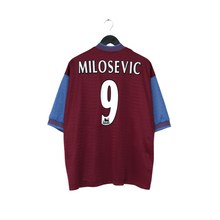 Load image into Gallery viewer, 1997/98 Milosevic #9 Aston Villa Vintage Reebok Home Football Shirt (XL)0
