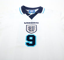 Load image into Gallery viewer, 1995/97 SHEARER #9 England Vintage Umbro Football Shirt (L/XL) Euro 96
