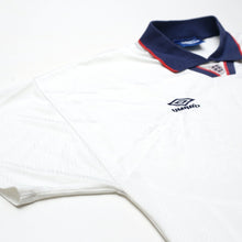 Load image into Gallery viewer, 1993/95 England Vintage Umbro Home Football Shirt (XL)5
