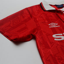 Load image into Gallery viewer, 1992/94 Cantona #7 Manchester United Vintage Umbro Home Football Shirt (S)6
