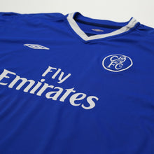 Load image into Gallery viewer, 2003/05 Drogba #15 Chelsea Vintage Umbro UCL Home Football Shirt (XL)4
