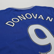 Load image into Gallery viewer, 2009/10 DONOVAN #9 Everton Vintage le coq sportif Home Football Shirt (XL)12
