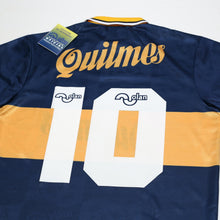 Load image into Gallery viewer, 1995/96 Maradona #10 Boca Juniors Olan Reissue Quilmes LS Shirt 40 (M) BNWT8

