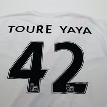 Load image into Gallery viewer, 2009/10 Yaya Toure #42 Manchester City Vintage Umbro 3rd Football Shirt (XL) 4810
