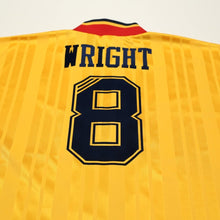 Load image into Gallery viewer, 1993/94 Wright #8 Arsenal Retro adidas Equipment Away Football Shirt (S/M)10
