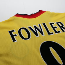 Load image into Gallery viewer, 1997/99 Fowler #9 Liverpool Vintage Reebok Away Football Shirt (M) 38/4011
