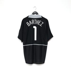 2002/04 BARTHEZ #1 Manchester United Vintage Nike S/S GK Football Shirt (XL)