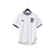 Load image into Gallery viewer, 1999/01 England Vintage Umbro Home Football Shirt (M) Euro 20000
