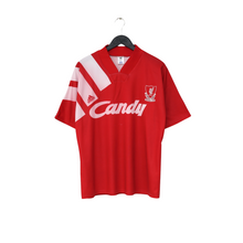 Load image into Gallery viewer, 1991/92 Liverpool Vintage adidas Equipment Home Football Shirt 40/42 (L) CANDY0
