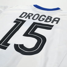 Load image into Gallery viewer, 2003/05 Drogba #15 Chelsea Vintage Umbro UCL Away Football Shirt (L)10
