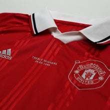 Load image into Gallery viewer, 1999 Beckham #7 Manchester United adidas Icons L/S Treble Football Shirt (L/XL)5
