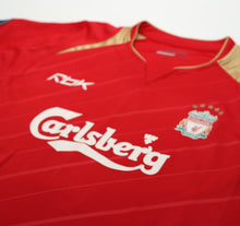 Load image into Gallery viewer, 2005/06 GERRARD #8 Liverpool Vintage Reebok European Home Football Shirt (M)5
