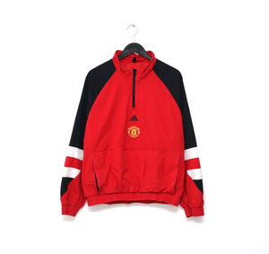 2022/23 MANCHESTER UNITED adidas Icon 1/4 Zip Top (M/L)