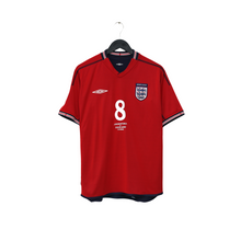 Load image into Gallery viewer, 2002/04 Scholes #8 England Vintage Umbro Away Football Shirt (XXL) Argentina WC0
