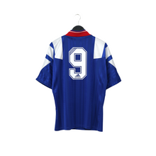 Load image into Gallery viewer, 1992/94 McCoist #9 Rangers Vintage adidas Equipment Home Football Shirt (L)0
