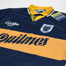 Load image into Gallery viewer, 1995/96 Maradona #10 Boca Juniors Olan Reissue Quilmes LS Shirt 40 (M) BNWT4
