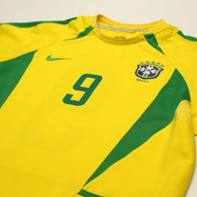 Load image into Gallery viewer, 2002/04 Ronaldo #9 Brazil Vintage Nike Home Football Shirt (S)4
